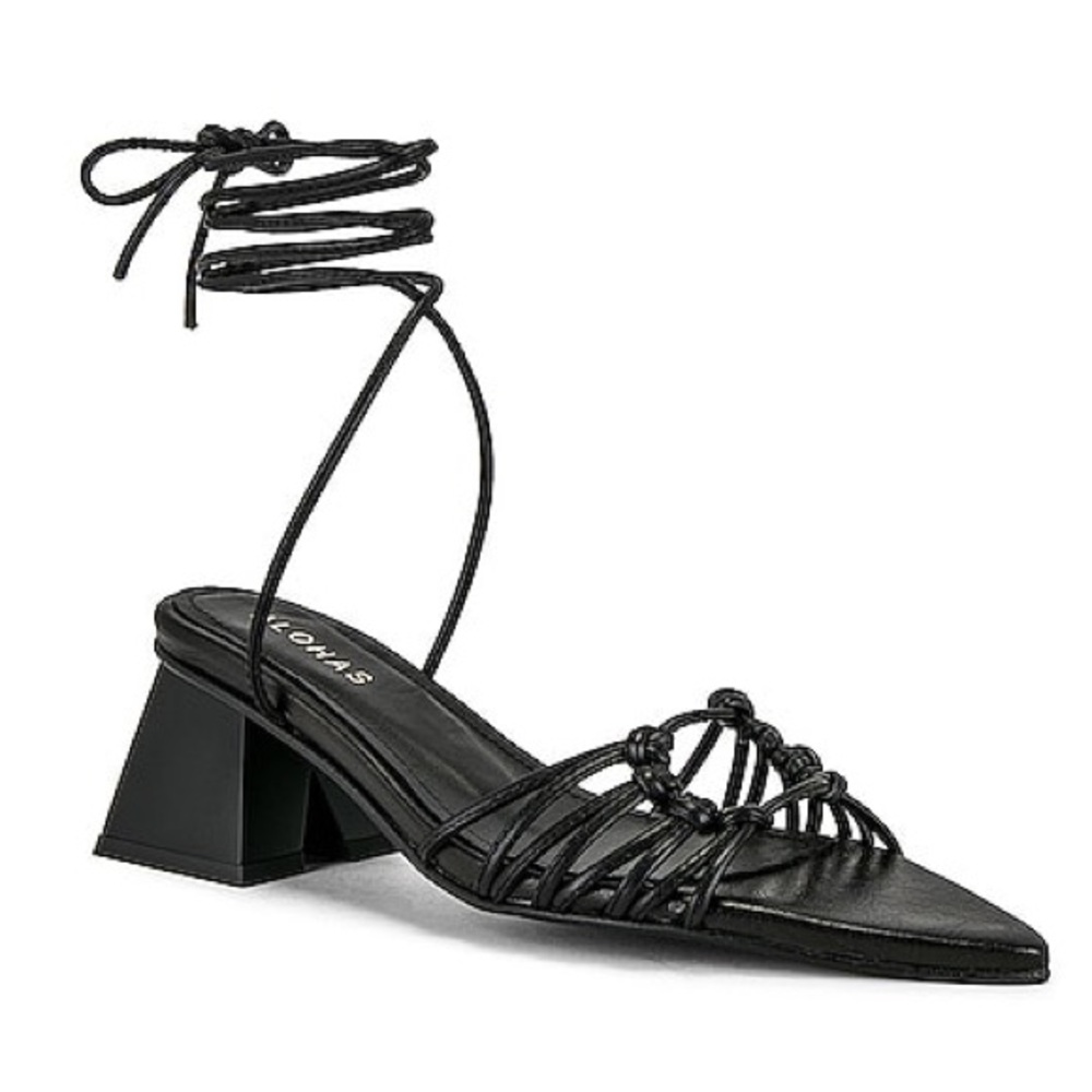 ALOHAS Mirage Sandal in Total Black